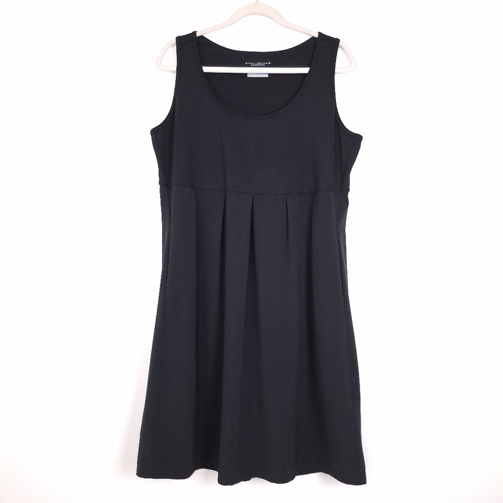 Columbia Omni Shade Sun Protection Marakesh Maven dress pockets pleated black